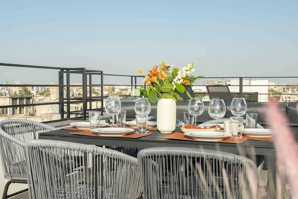 Apartmán Spectacular Terrace Bright 2Br Penthouse Bukurešť 0*,