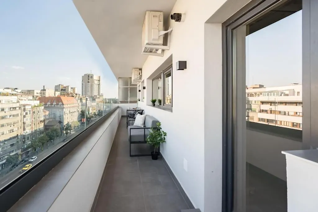 Spectacular Terrace Bright 2Br Penthouse Apartment Bucharest