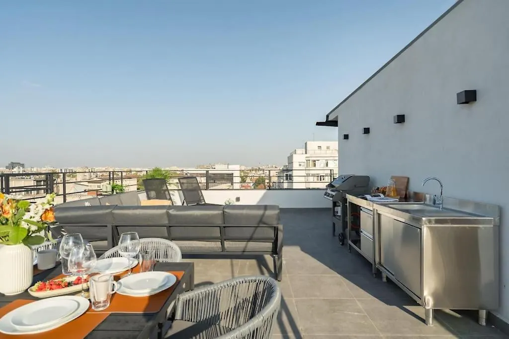 Spectacular Terrace Bright 2Br Penthouse Apartment Bucharest 0*,  Romania