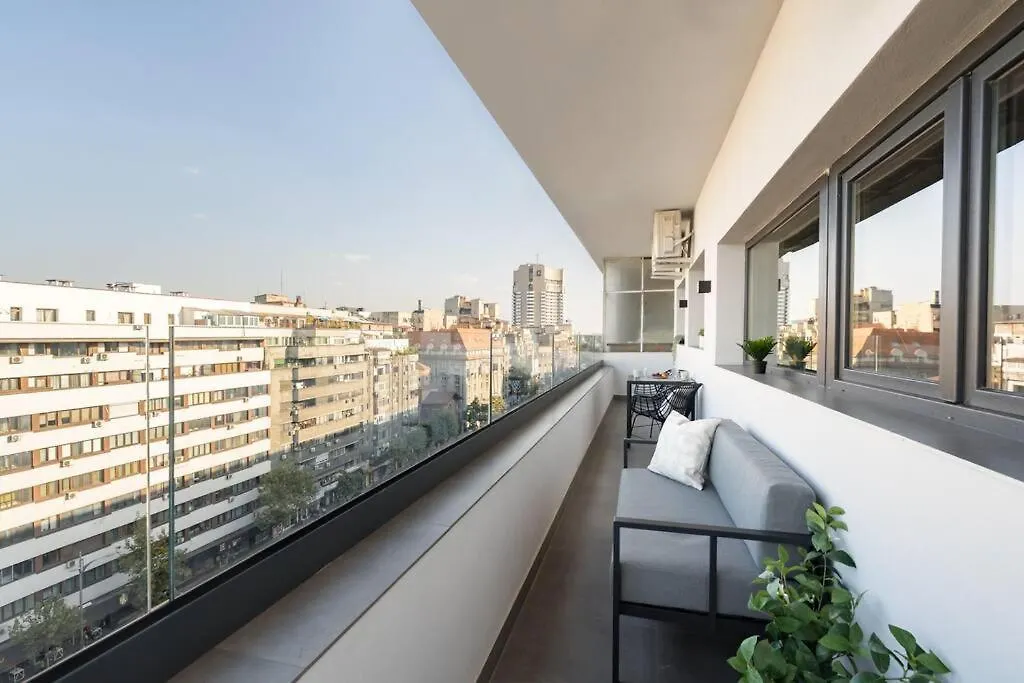 Spectacular Terrace Bright 2Br Penthouse Apartment Bucharest