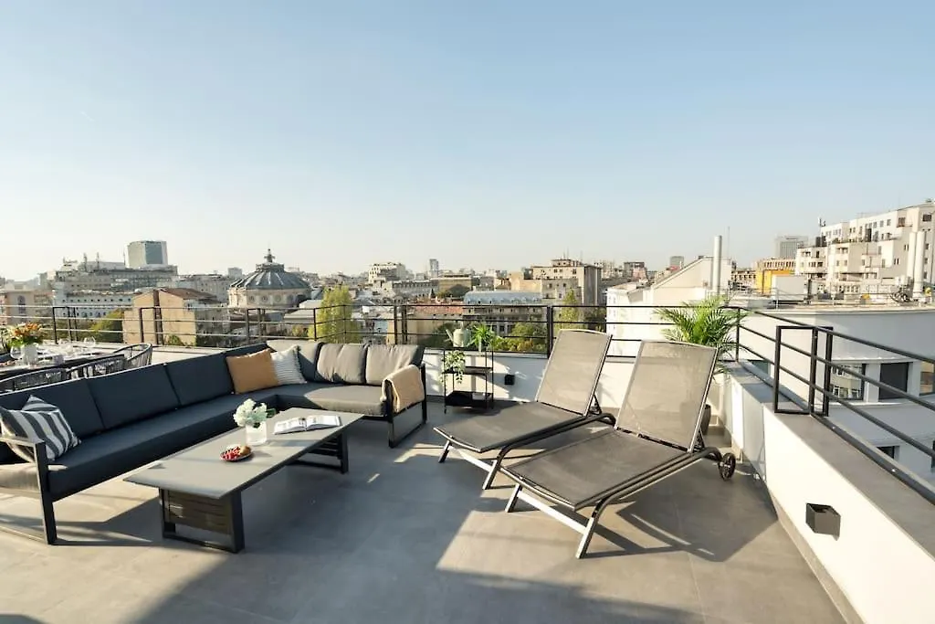 Spectacular Terrace Bright 2Br Penthouse Apartment Bucharest 0*,  Romania
