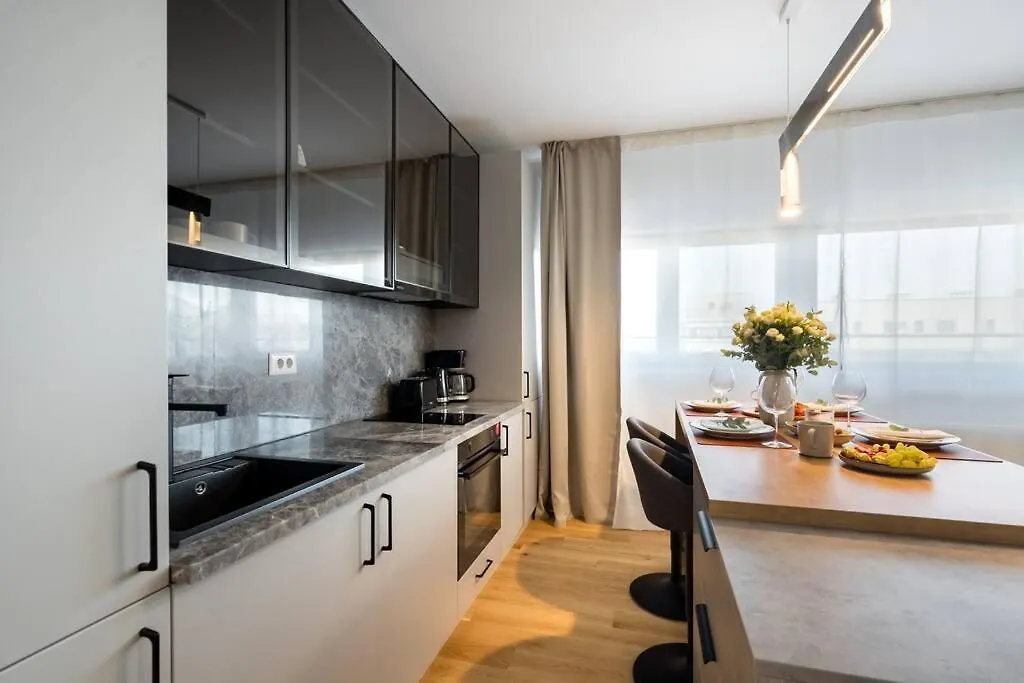 Spectacular Terrace Bright 2Br Penthouse Apartment Bucharest Romania